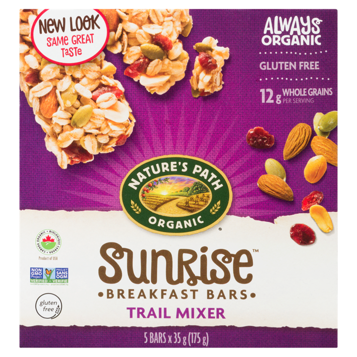 Sunrise Breakfast Bars - Trail Mixer - 5 x 35 g