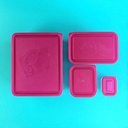 Lunch Box Set - Raspberry - 1 each