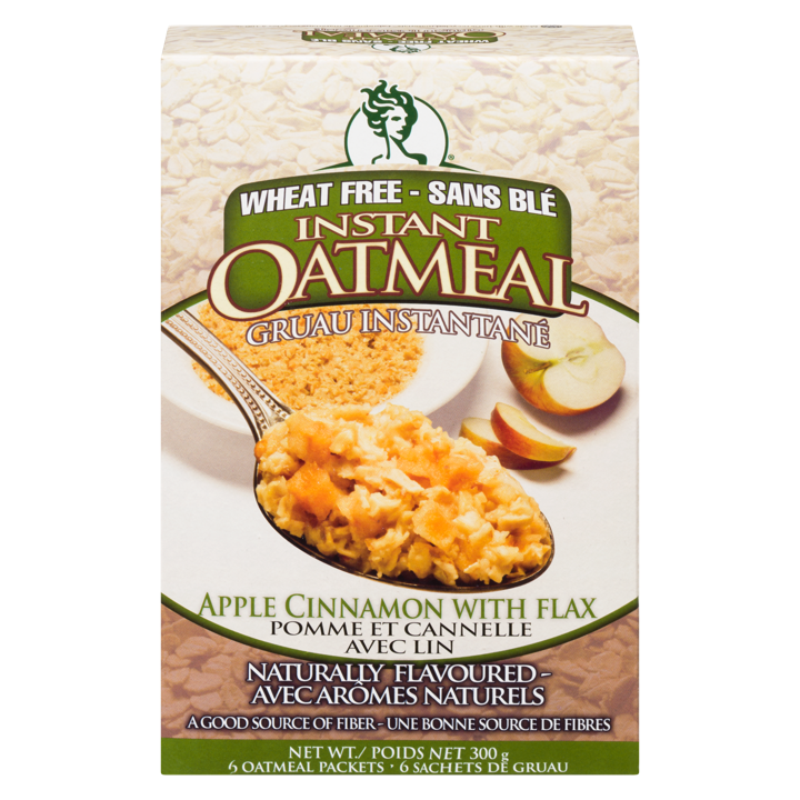 Oatmeal - Apple Cinnamon with Flax - 6 x 50 g