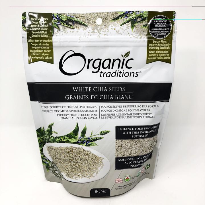 White Chia Seeds - 454 g