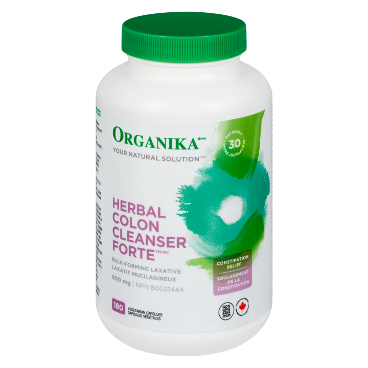 Herbal Colon Cleanser Forte - 600 mg - 180 veggie capsules