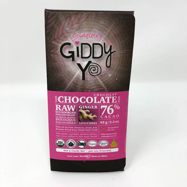 Chocolate Bar - Ginger 76% - 62 g