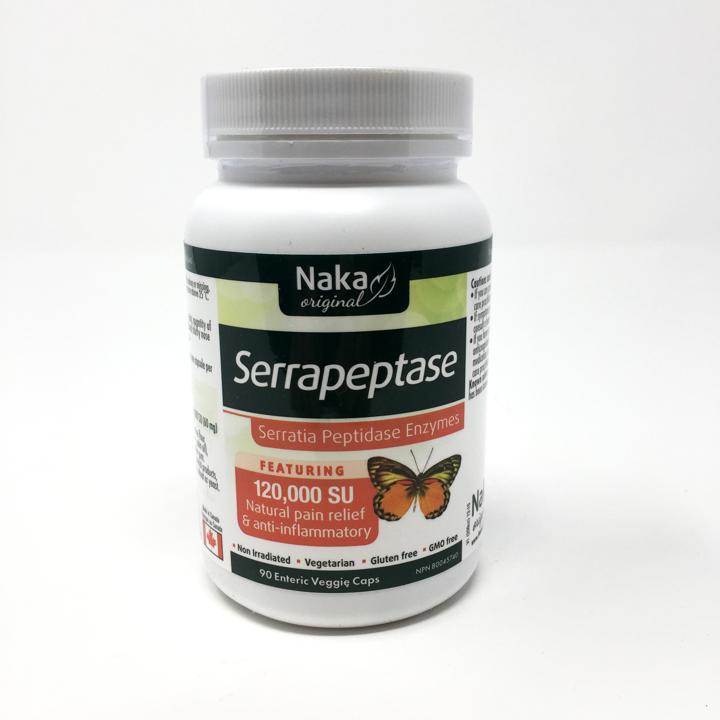 Serrapeptase - 120,000 SU - 90 veggie capsules