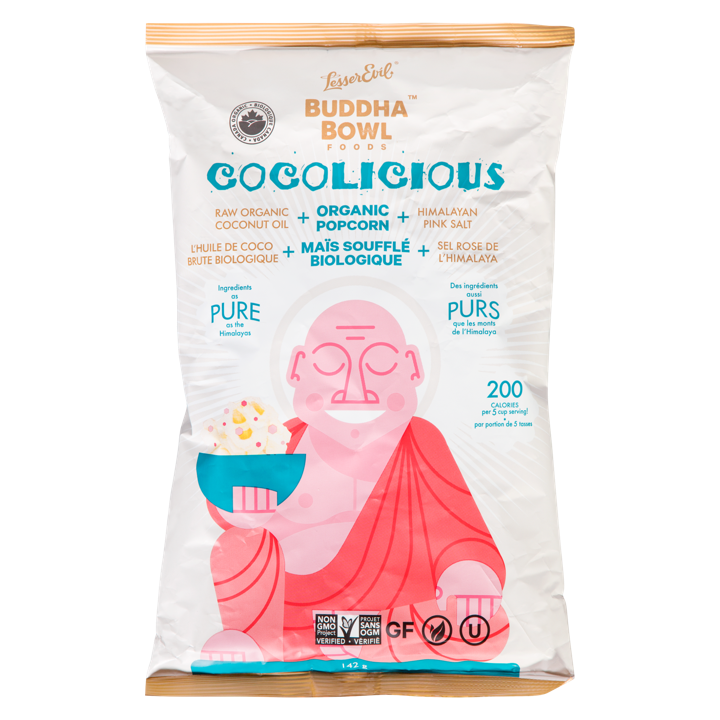 Buddha Bowl Foods Popcorn - Himalayan Pink - 140 g