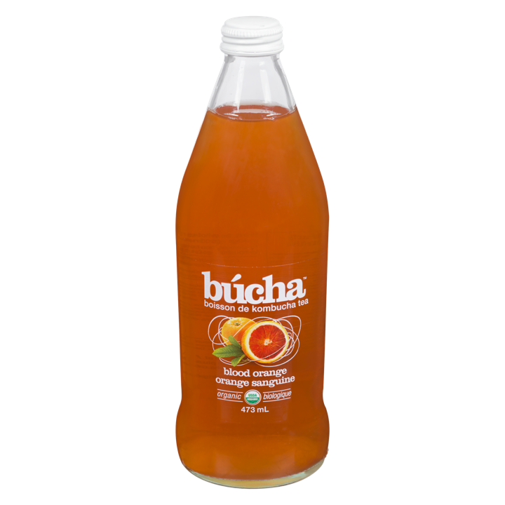 Sparkling Kombucha Tea - Blood Orange - 473 ml