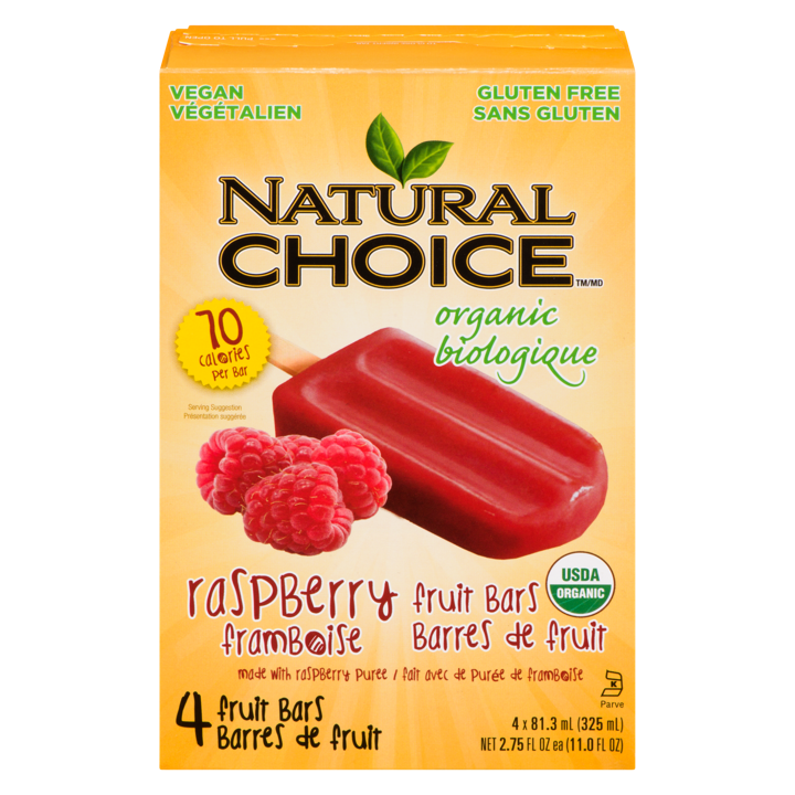 Fruit Bars - Raspberry - 4 x 81 ml