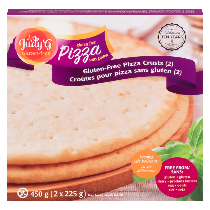 Gluten-free Pizza Crusts - 2 x 225 g