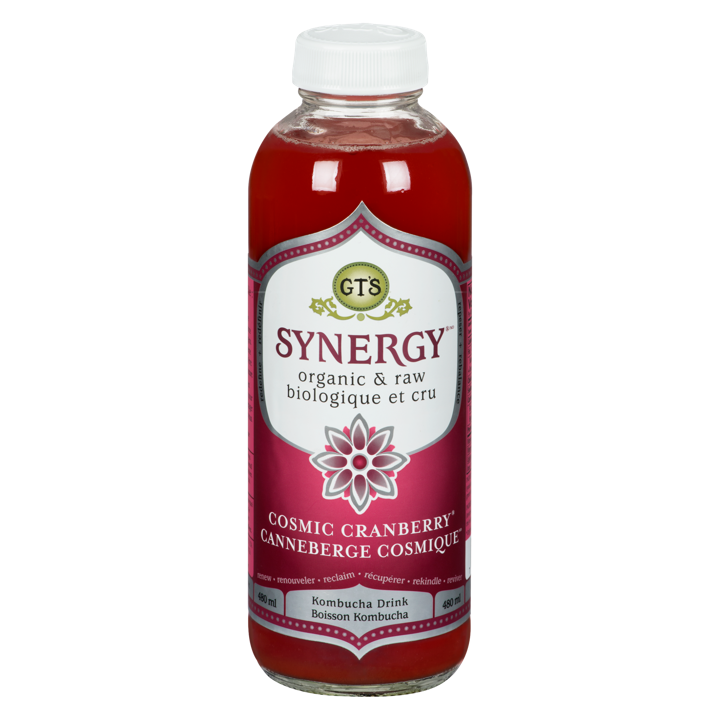 Synergy Kombucha Drink - Cosmic Cranberry - 480 ml