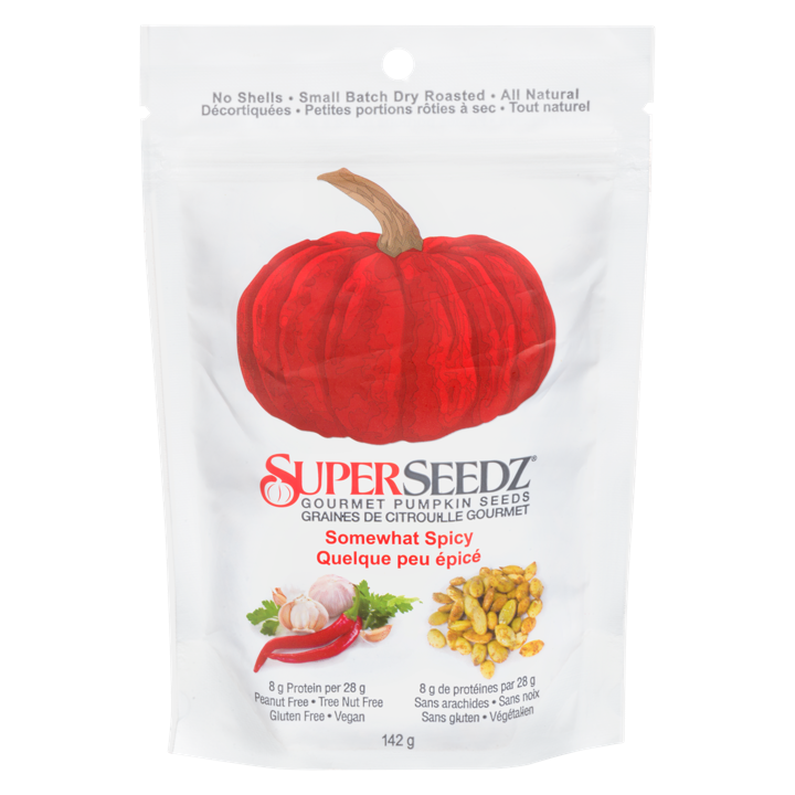 Gourmet Pumpkin Seeds - Somewhat Spicy - 142 g