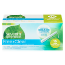 Free &amp; Clear Organic Cotton Tampons - Super Tampons with Applicator - 16 count