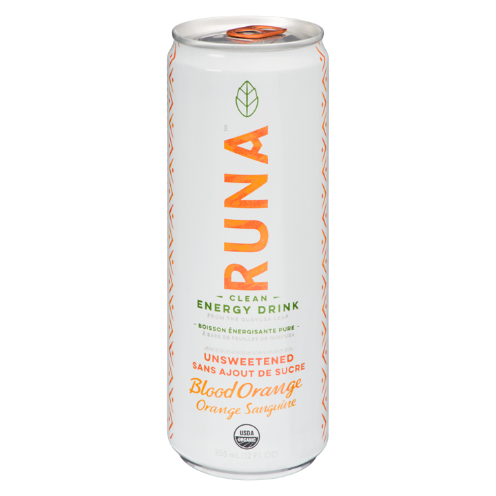 Energy Drink - Unsweetened Blood Orange - 355 ml