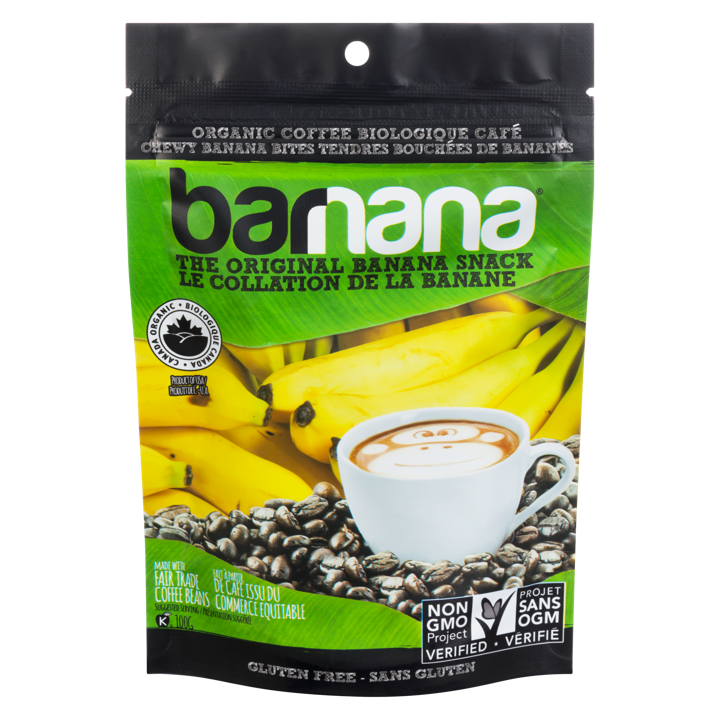 Chewy Banana Bites - Coffee - 100 g