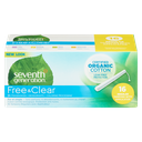 Free &amp; Clear Organic Cotton Tampons - Regular Tampons with Applicator - 16 count