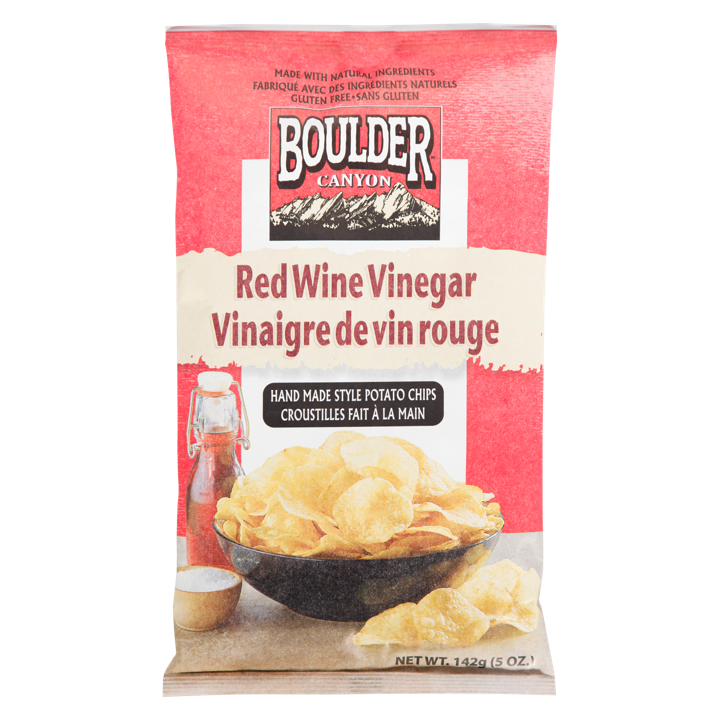 Kettle Cooked Potato Chips - Red Wine Vinegar - 142 g