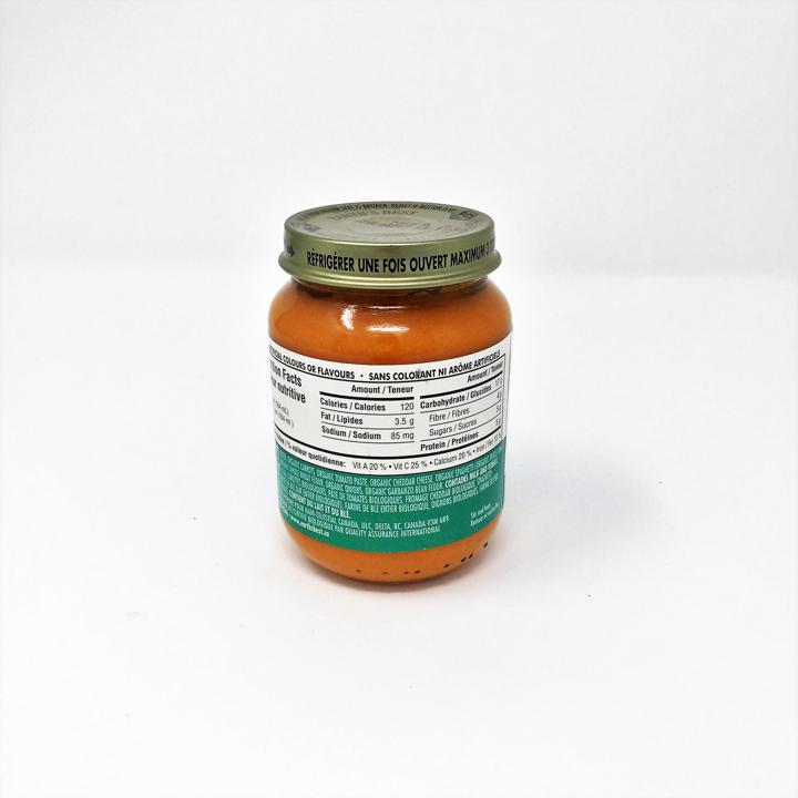 Organic Baby Food - Spaghetti with Cheese 9+ months - 128 ml