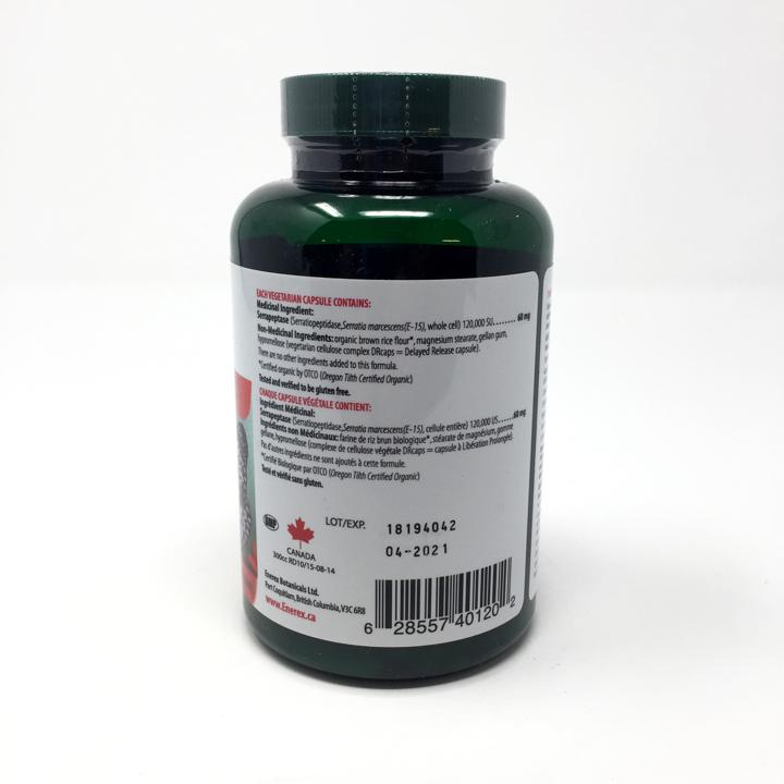 Serrapeptase - 120,000 SU - 120 capsules