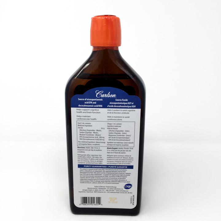 The Very Finest Fish Oil - Orange 1,600 mg omega-3s - 500 ml