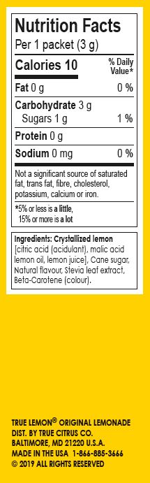 True Lemonade Drink Mix - 30 g