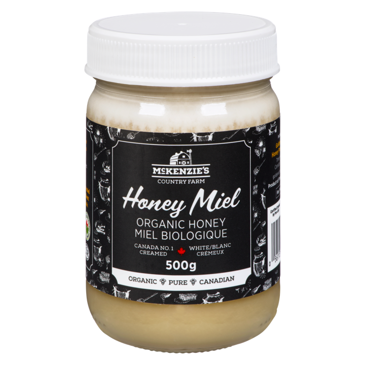 Organic Honey Canada No.1 White Unpasturized Creamed - 500 g