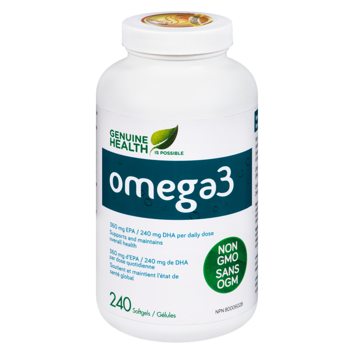 Omega3 - 360 mg EPA, 240 mg DHA - 240 soft gels