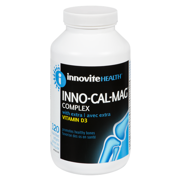 Inno-Cal-Mag Complex with Extra Vitamin D3 - 120 soft gels