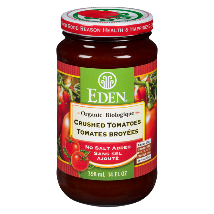 Organic Crushed Tomatoes - Heirloom Variety - 398 ml