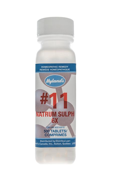 #11 Nat. Sulph. - 6X - 500 tablets