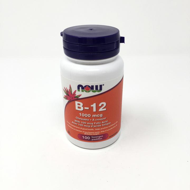 B-12 - 1,000 mcg