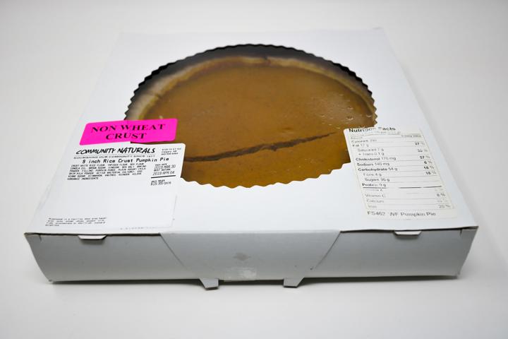 Pie - Rice Crust Pumpkin 9 inch