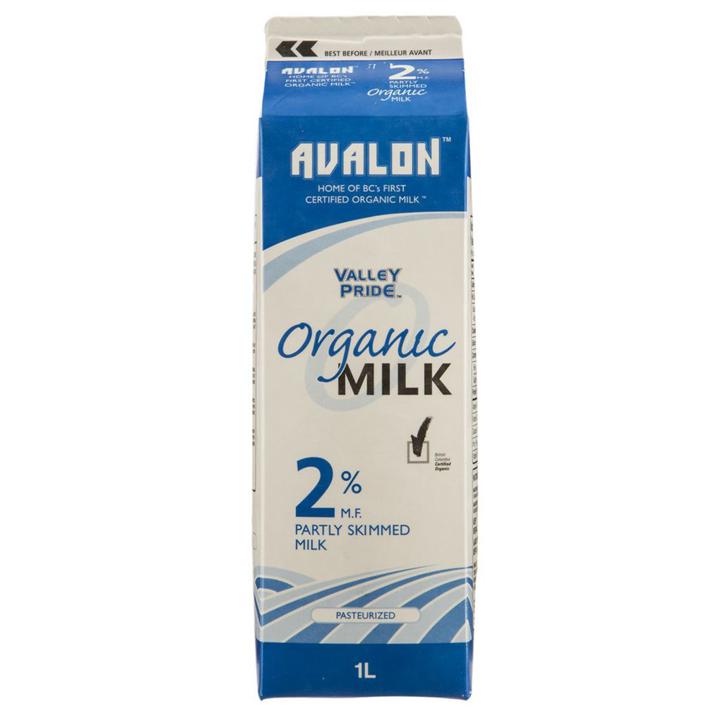 Organic Milk 2% Partly Skimmed Milk