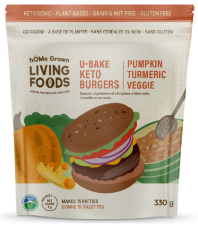 Keto Veggie Burger Mix - Pumpkin Turmeric