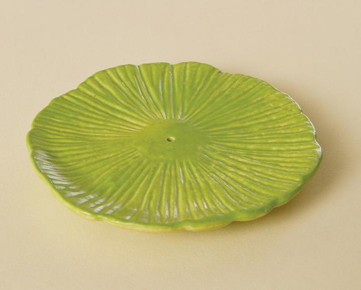 Ceramic - Lily Pad - Incense Holder