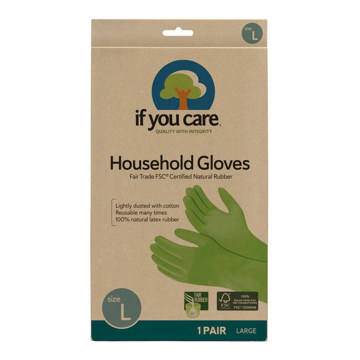Latex Household Gloves Large
