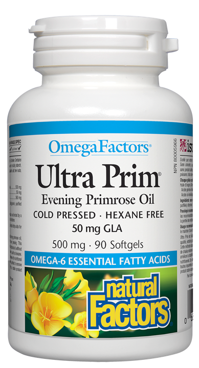 OmegaFactors Ultra Prim Evening Primrose Oil - 500 mg