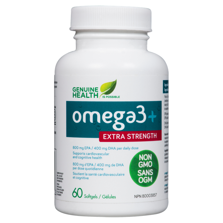 Omega3+ Extra Strength - 800 mg EPA, 400 mg DHA