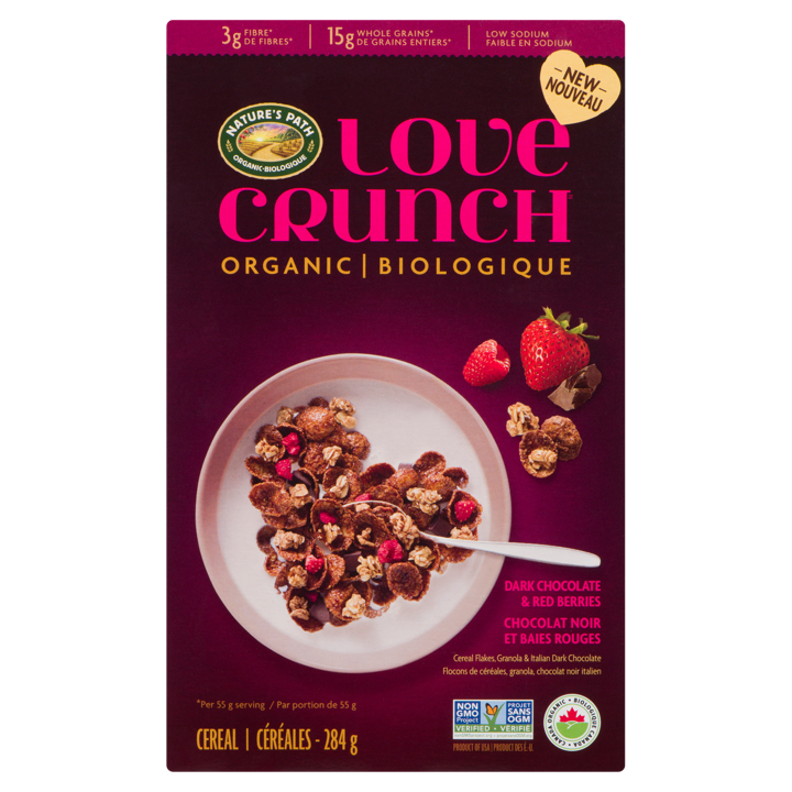 Love Crunch Cereal - Dark Chocolate &amp; Red Berries