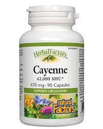 HerbalFactors Cayenne 42,000 SHU - 470 mg