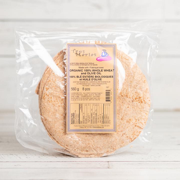 Tortilla - 100% Whole Wheat 10 inch