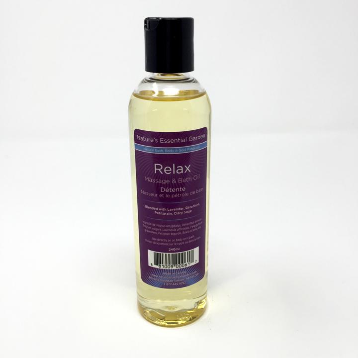Massage &amp; Bath Oil - Relax