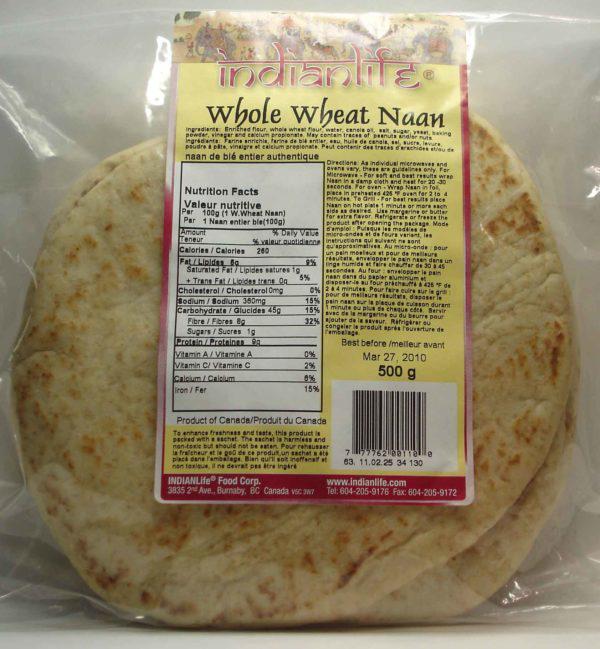 Organic Whole Wheat Naan