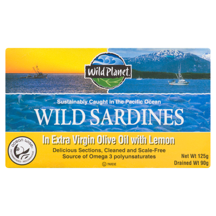 Wild Sardines - In Extra Virgin Olive Oil with Lemon
