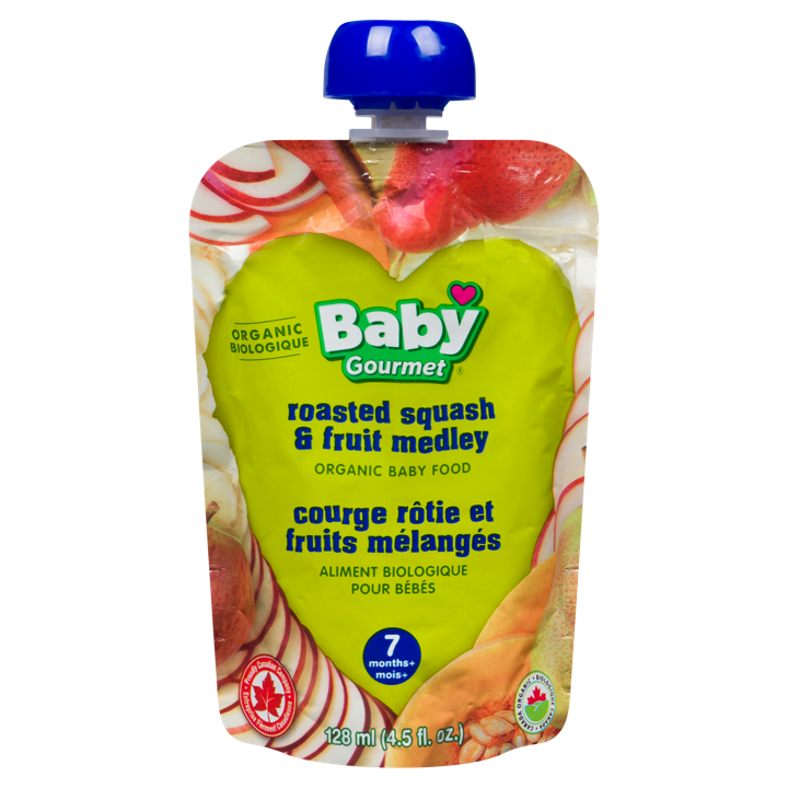 Organic Baby Food - Roasted Squash &amp; Fruit Medley 7+ months