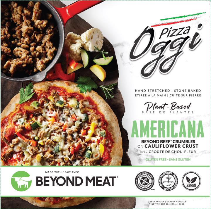 Pizza with Beyond Meat - Americana