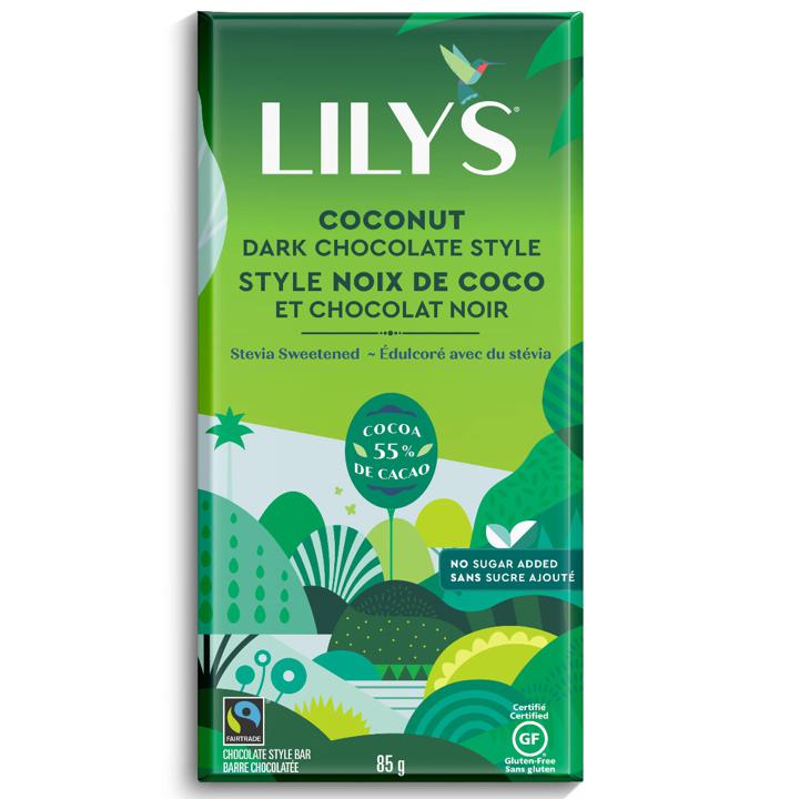 Dark Chocolate Style Bar - Coconut