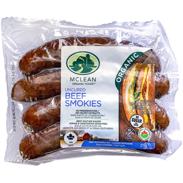 Organic Beef Dogs - Fresh