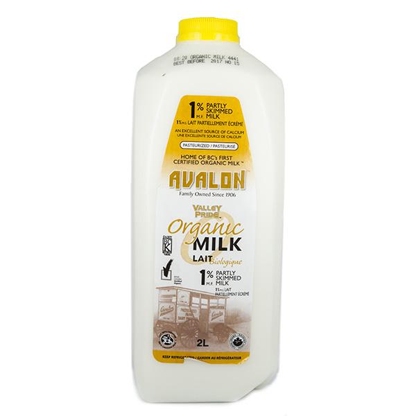 Organic Milk 1% Partly Skimmed Milk