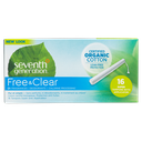 Free &amp; Clear Organic Cotton Tampons - Super Tampons with Applicator