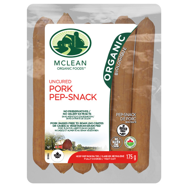 Organic Pork Pep Snack Fresh - Fresh