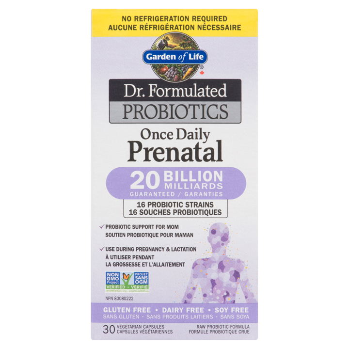 Dr. Formulated PROBIOTICS Once Daily Prenatal - 20 Billion CFU