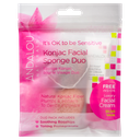 Konjac Facial Sponge Duo Sensitive